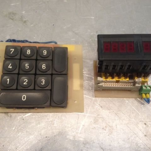 Eingabetastatur für Zeiten bei einer 2.3 Steuerung